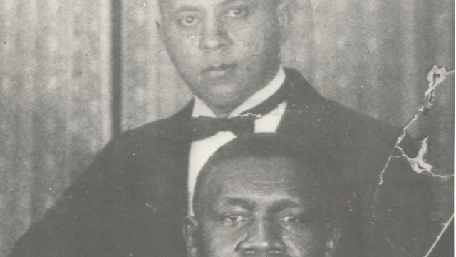Pianist Manuel Manetta (top) with Oscar Celestin (1925)