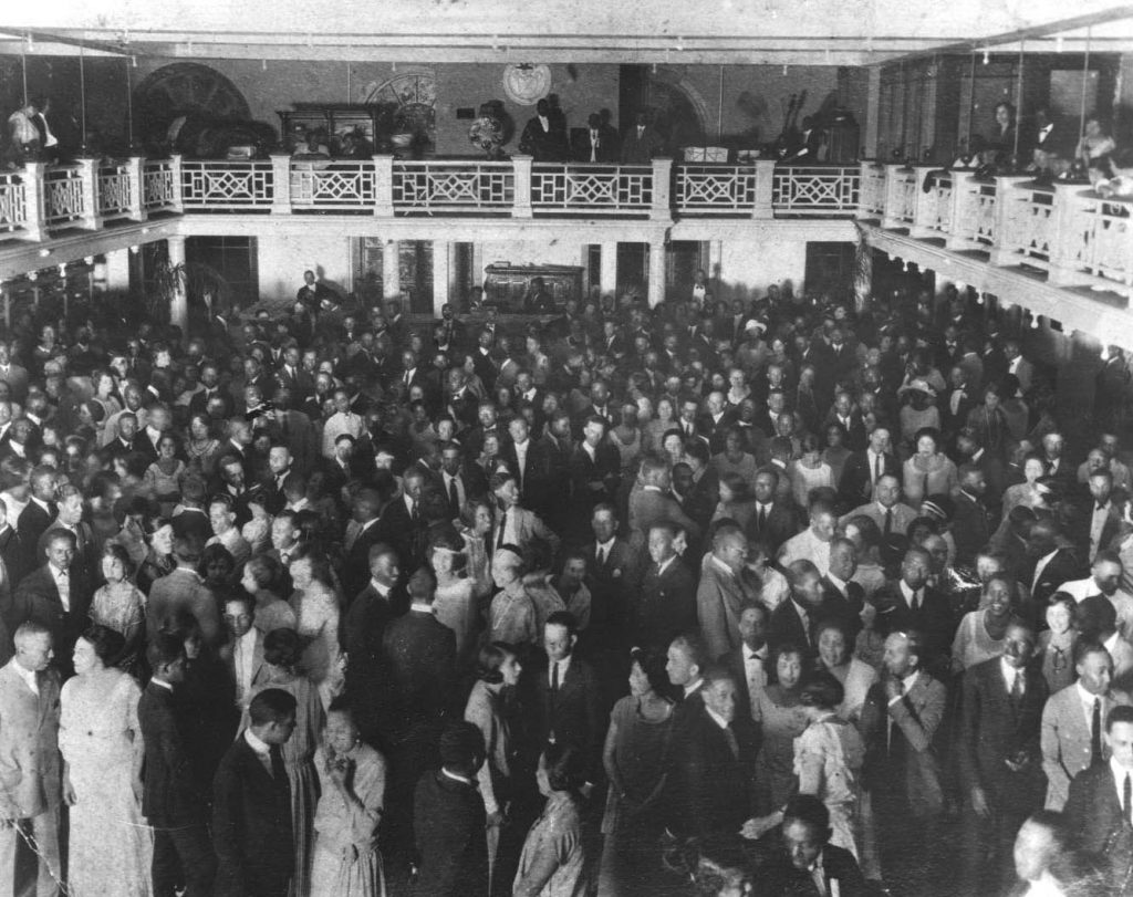 Pythian Roof dance floor; Courtesy of Hogan Jazz Archive, Tulane University