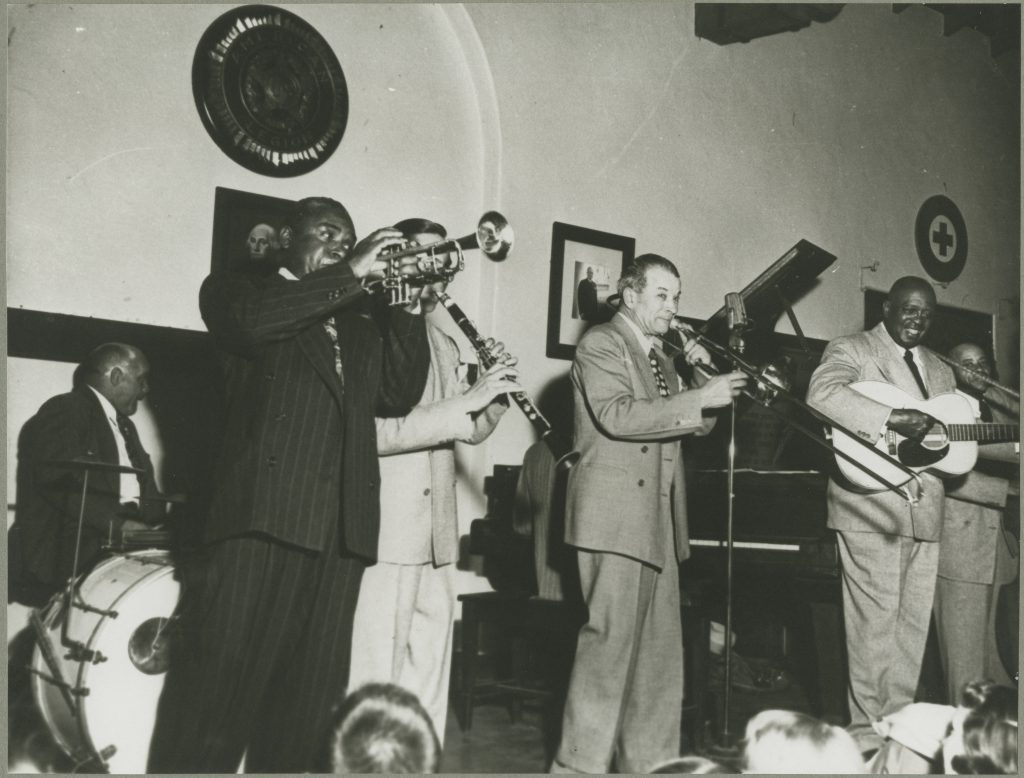 Kid Ory's Band; Courtesy of Hogan Jazz Archive, Tulane University